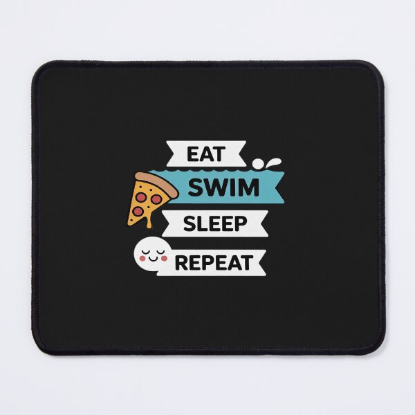 Item preview, Eat Sleep Swim Repeat Sport Swim Lover designed and sold by GaryBellcvbnb.