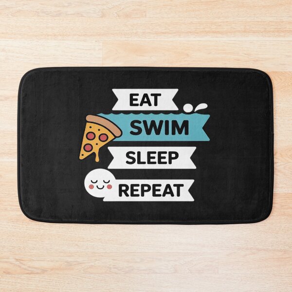 Item preview, Eat Sleep Swim Repeat Sport Swim Lover designed and sold by GaryBellcvbnb.