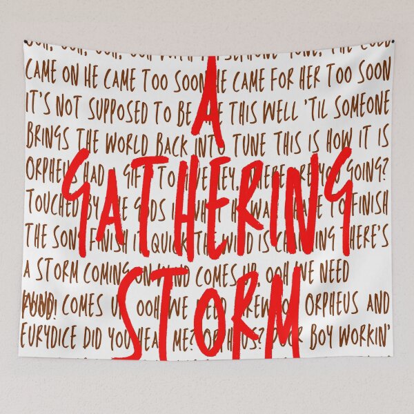 Item preview, Hadestown Lyrics designed and sold by broadwaygirl142.