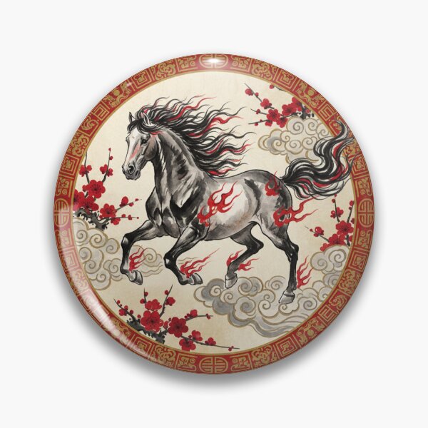 Item preview, Year of the Horse Chinese Paper Cut Art 2026 designed and sold by PixelQ.