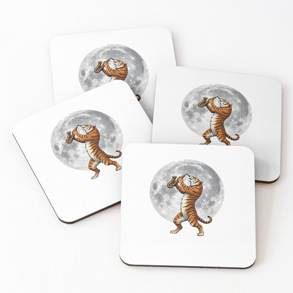 Item preview, Jazz Tiger Under A Full Moon designed and sold by the-dovlat.