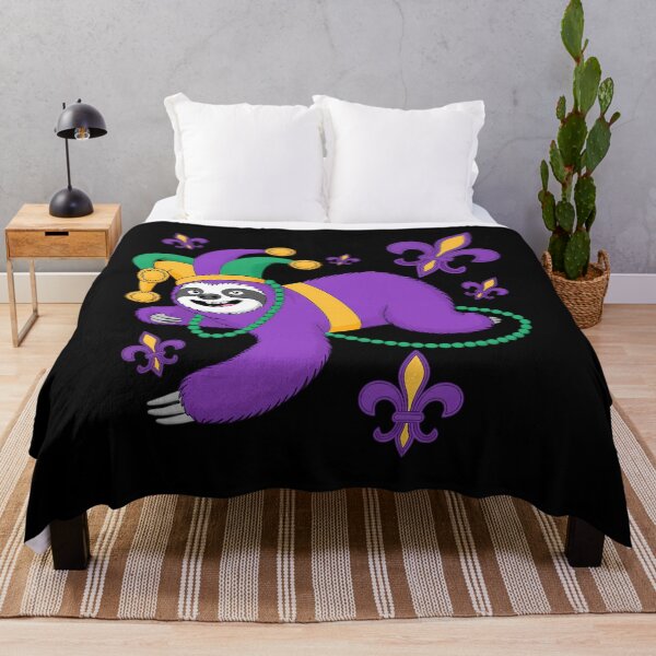 Item preview, Jester Sloth Masquerade Mask Sleeping Mardi Gras Carnival designed and sold by JonathalIngham.