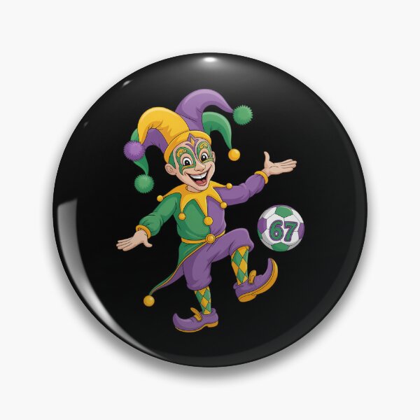 Item preview, Jester Playing Soccer Mardi Gras 6 7 Meme designed and sold by JonathalIngham.