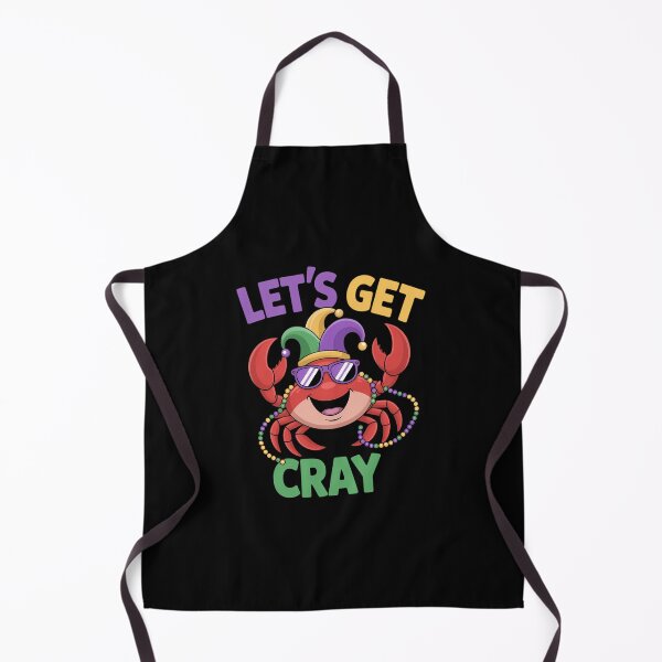 Item preview, Let's Get Cray Mardi Gras Funny Crawfish designed and sold by JonathalIngham.
