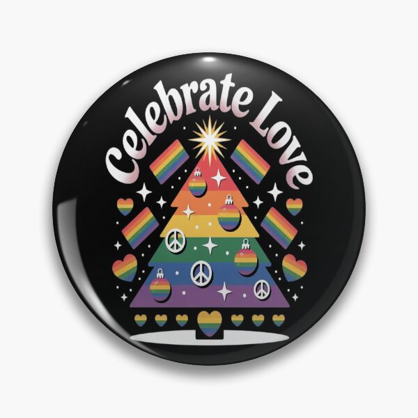 Item preview, Celebrate Love Rainbow Christmas Peace designed and sold by brinbotty.