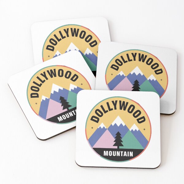 Item preview, Dollywood Mountain Badge – Vintage Smoky Mountains Tennessee Art designed and sold by Globalcitytees.