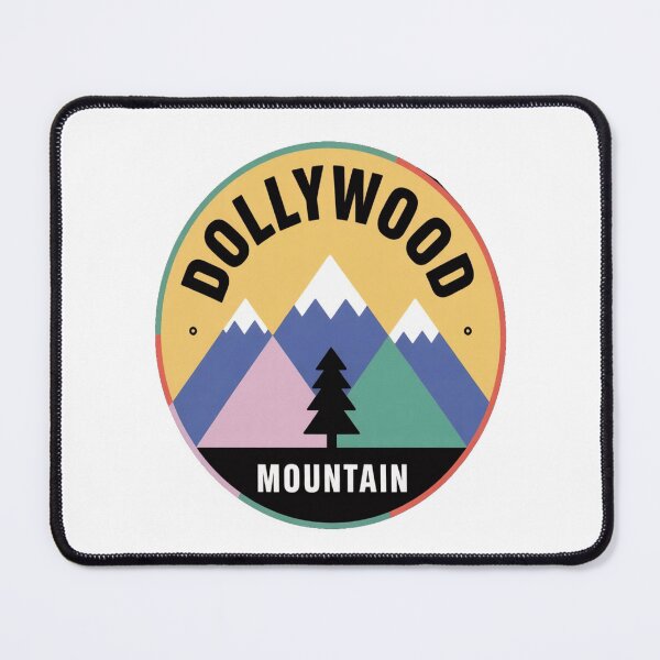 Item preview, Dollywood Mountain Badge – Vintage Smoky Mountains Tennessee Art designed and sold by Globalcitytees.