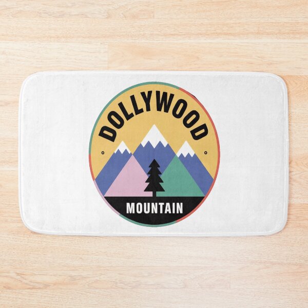 Item preview, Dollywood Mountain Badge – Vintage Smoky Mountains Tennessee Art designed and sold by Globalcitytees.