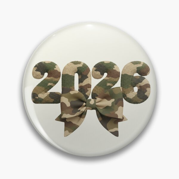 Item preview, Class of 2026 Camo Ribbon Wrapped Bow Senior Girly Vintage designed and sold by SunfullyYours.