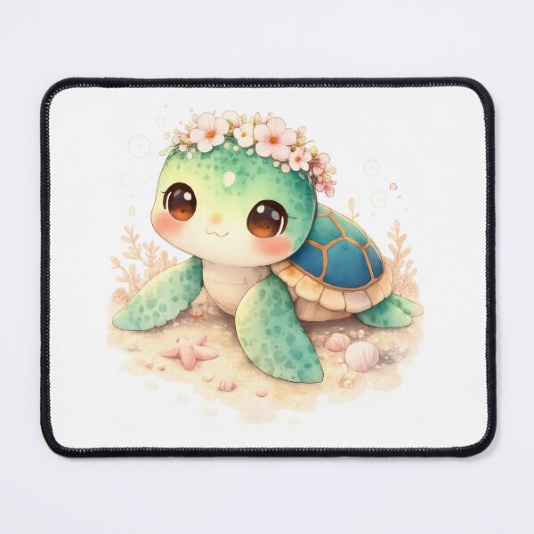 Item preview, Kawaii Sea Turtle – Cute Ocean Friend designed and sold by kimkosovo.