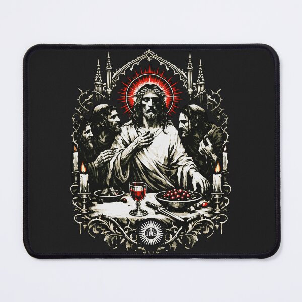 Item preview, Gothic Last Supper — Sacred Blood Halo Icon designed and sold by Sanctum Icons.