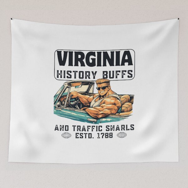 Item preview, Virigina : history buffs and traffic snarls designed and sold by Peerless-Prime.