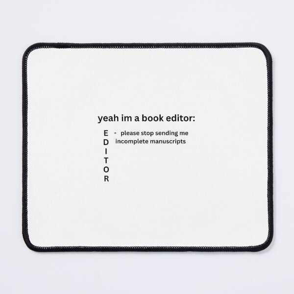 Item preview, average book editor experience designed and sold by icedmelonayyyde.