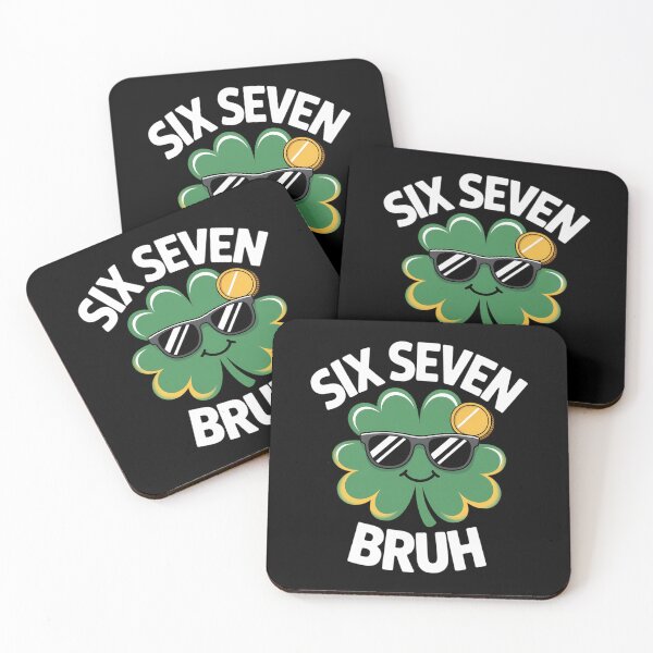 Item preview, 67 St Patrick's Day Six Seven Meme Shamrock designed and sold by JonathalIngham.