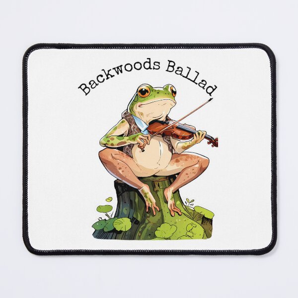 Item preview, Folk Frog Fiddle - Vintage Bard Aesthetic designed and sold by HiruK.