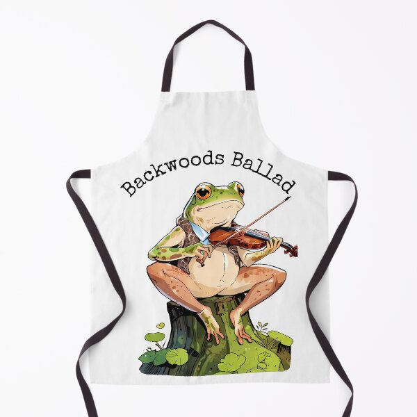 Item preview, Folk Frog Fiddle - Vintage Bard Aesthetic designed and sold by HiruK.