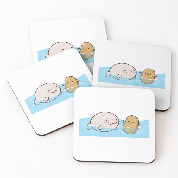 Item preview, Official Floaty Potato - Cute Kawaii Manatee Sea Cow designed and sold by Petzzz.
