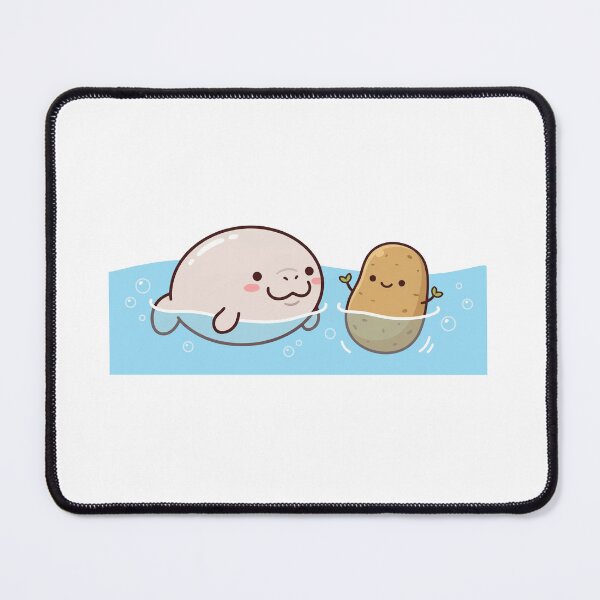 Item preview, Official Floaty Potato - Cute Kawaii Manatee Sea Cow designed and sold by Petzzz.