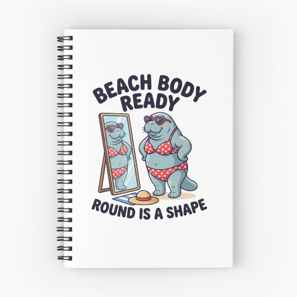 Item preview, Beach Body Ready Manatee - Funny Body Positive Sea Cow designed and sold by Petzzz.