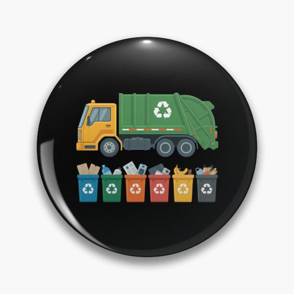 Item preview, Garbage Truck Reuse Recycle Trash Collector Earth Day designed and sold by JonathalIngham.