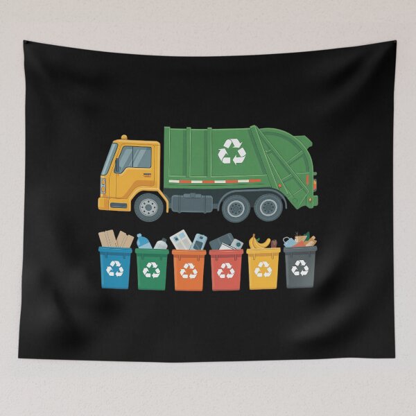 Item preview, Garbage Truck Reuse Recycle Trash Collector Earth Day designed and sold by JonathalIngham.