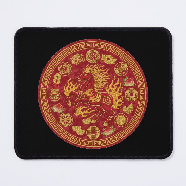 Item preview, Year of the Fire Horse 2026 Chinese Paper Cut Art designed and sold by PixelQ.