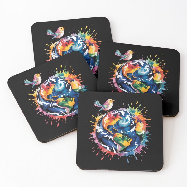 Item preview, Earth Watercolor Travel World Traveling Colorful designed and sold by JonathalIngham.