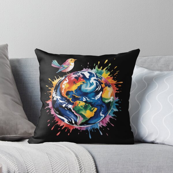 Item preview, Earth Watercolor Travel World Traveling Colorful designed and sold by JonathalIngham.