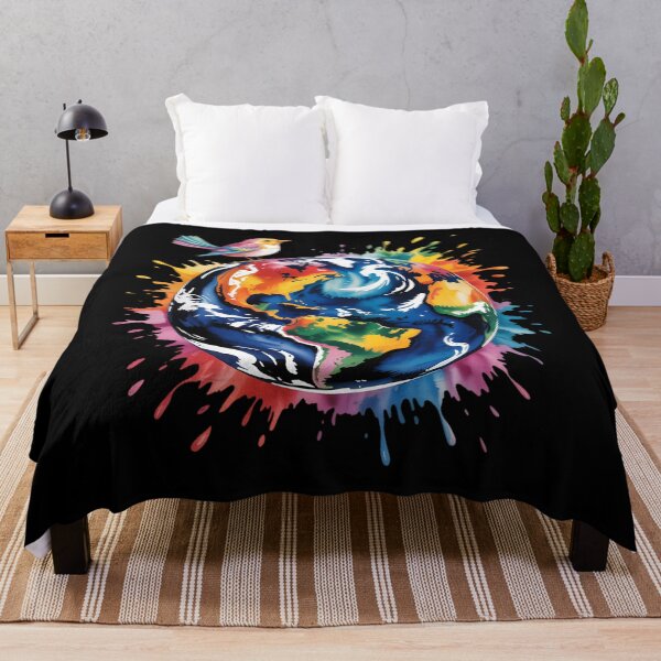 Item preview, Earth Watercolor Travel World Traveling Colorful designed and sold by JonathalIngham.