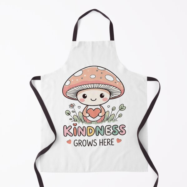 Item preview, tiny Mycena | Kindness grows here | cute mushroom | designed and sold by Classy-Artist.