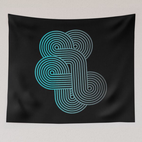 Item preview, Abstract Infinite Loop Geometric Line Art Design designed and sold by StevenKBergquis.