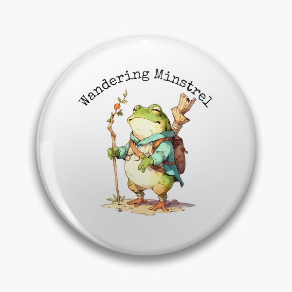 Item preview, Traveling Frog Bard - On a Wandering Adventure designed and sold by HiruK.