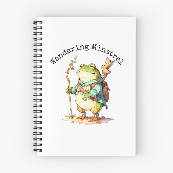 Item preview, Traveling Frog Bard - On a Wandering Adventure designed and sold by HiruK.