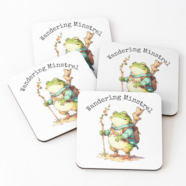 Item preview, Traveling Frog Bard - On a Wandering Adventure designed and sold by HiruK.