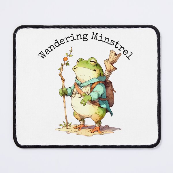 Item preview, Traveling Frog Bard - On a Wandering Adventure designed and sold by HiruK.
