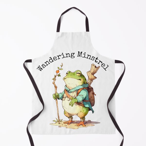 Item preview, Traveling Frog Bard - On a Wandering Adventure designed and sold by HiruK.