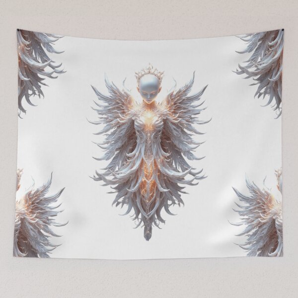 Item preview, Gentle luminous angel with crown on head designed and sold by MadinaFatt.