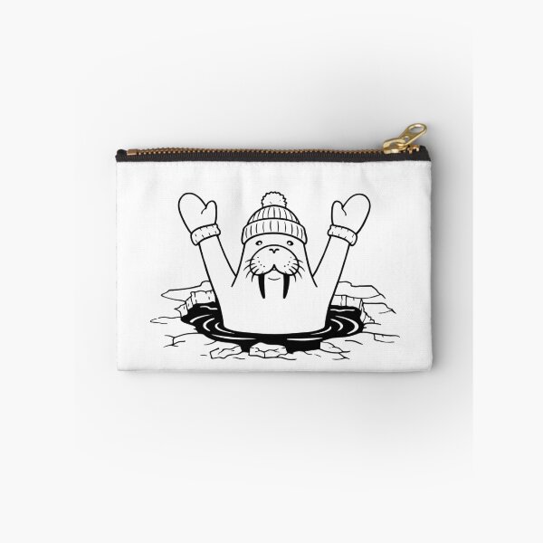 Item preview, Cute Walrus | Morsowanie | Funny Polish Winter Swimming Ice Bath designed and sold by Anniko Art Studio.