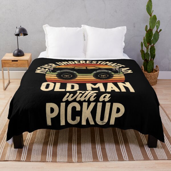 Item preview, Never Underestimate An Old Man With A Pickup Truck designed and sold by malhanasbih.