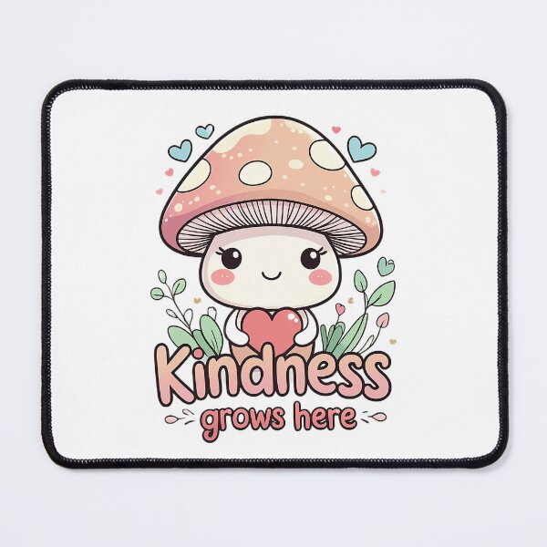 Item preview, Copy of tiny Mycena | Kindness grows here | cute mushroom | designed and sold by Classy-Artist.