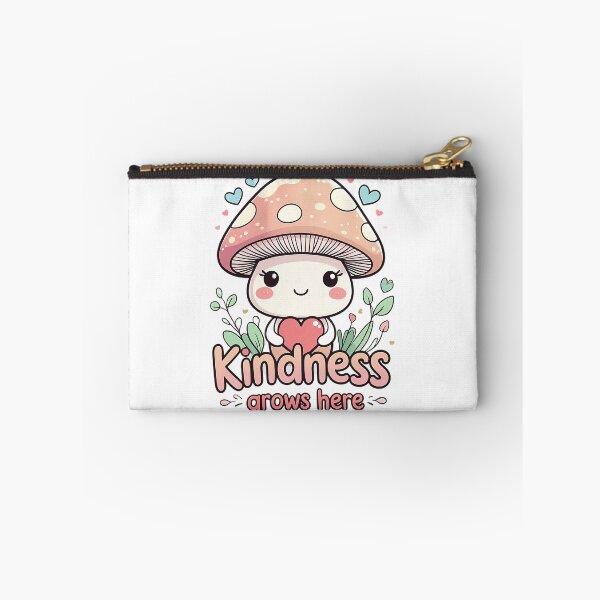 Item preview, Copy of tiny Mycena | Kindness grows here | cute mushroom | designed and sold by Classy-Artist.