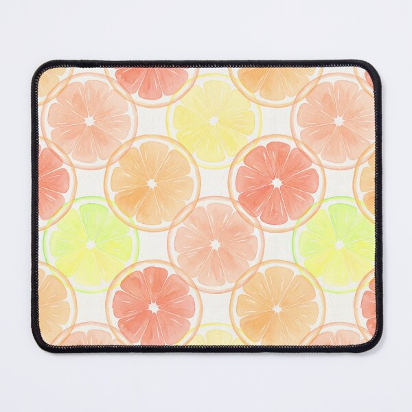 Item preview, Seamless Watercolor Citrus Slice Pattern | Pastel Lemon, Orange & Grapefruit designed and sold by Verycutethings.