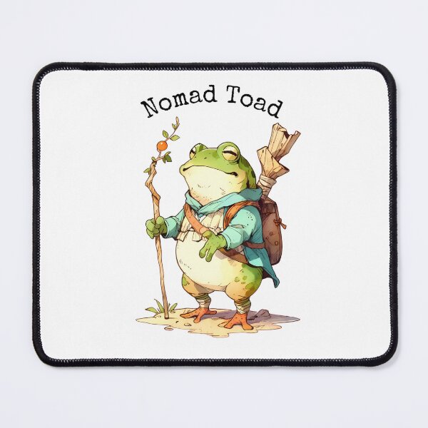 Item preview, Nomad Toad - On a Wandering Adventure designed and sold by HiruK.