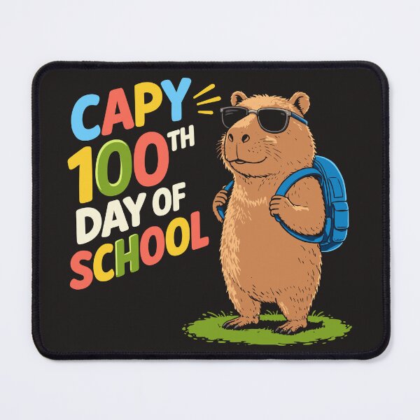 Item preview, CAPY 100th Day of School | Fun Capybara School Shirt designed and sold by sssweetness.