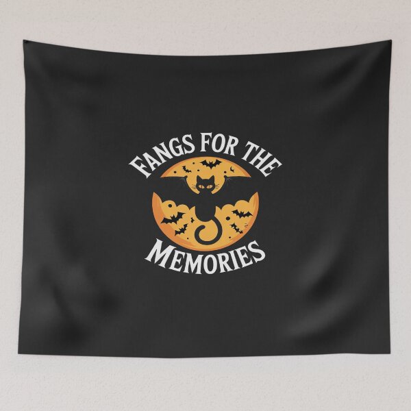 Item preview, Fangs For The Memories - Halloween Cat - Spooky Vampire designed and sold by TAYLOROUSDALE.