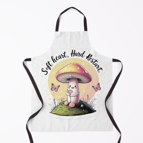 Item preview, Soft heart, Hard restart | Kindness grows here | cute mushroom | designed and sold by Classy-Artist.