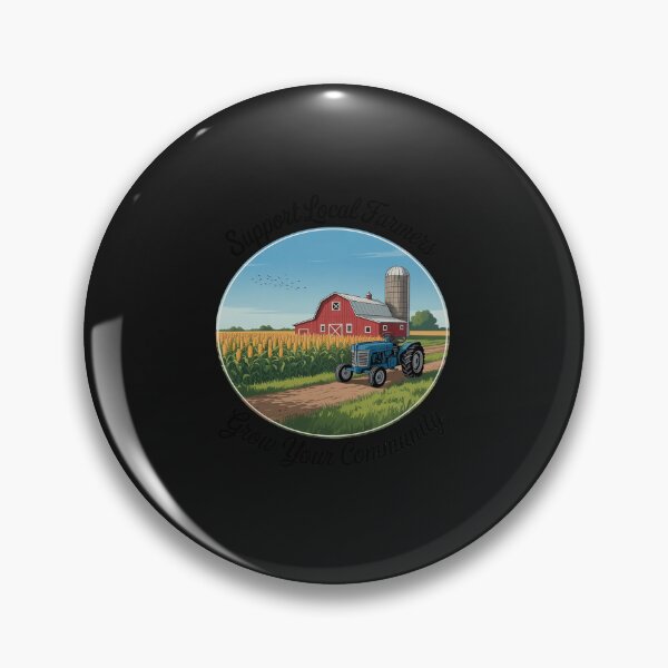Item preview, Farm Life, Support Local Farmers Barn Tractor, Windmill designed and sold by TAYLOROUSDALE.