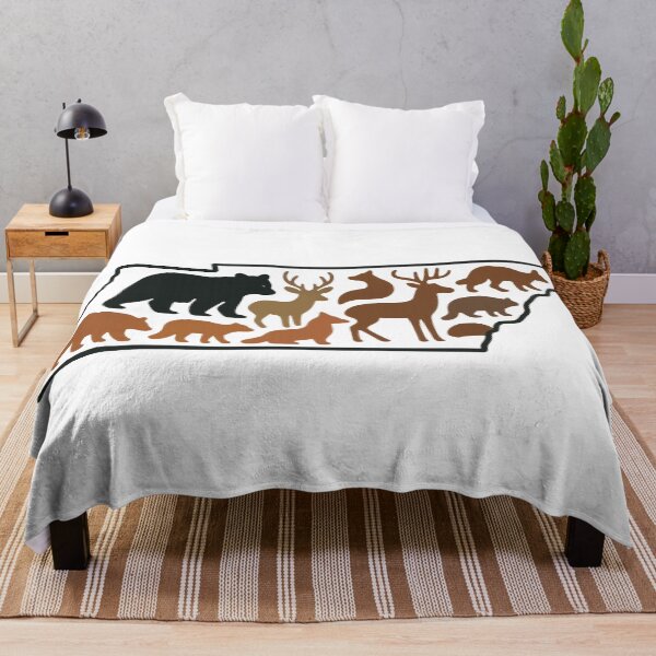 Item preview, Tennessee Wildlife Outline – Minimal Nature Animal Art designed and sold by Globalcitytees.