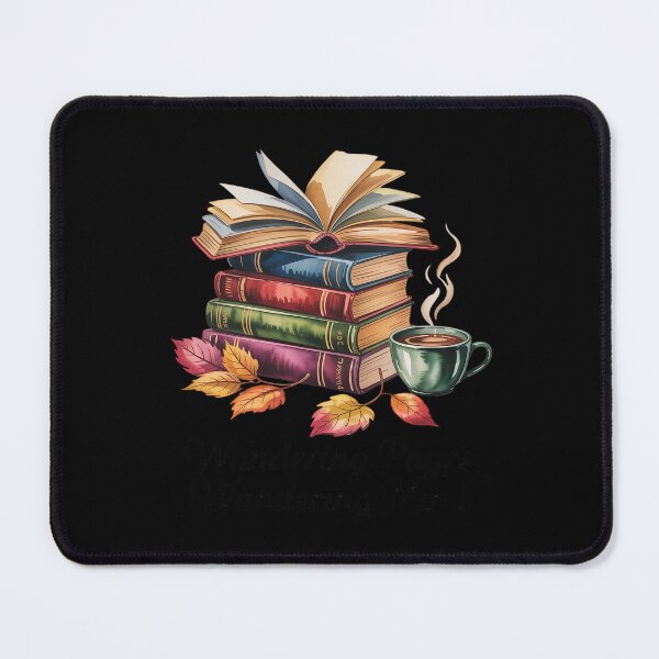 Item preview, Wandering pages, wandering mind, ADHD book lover designed and sold by Shannon Bosley.