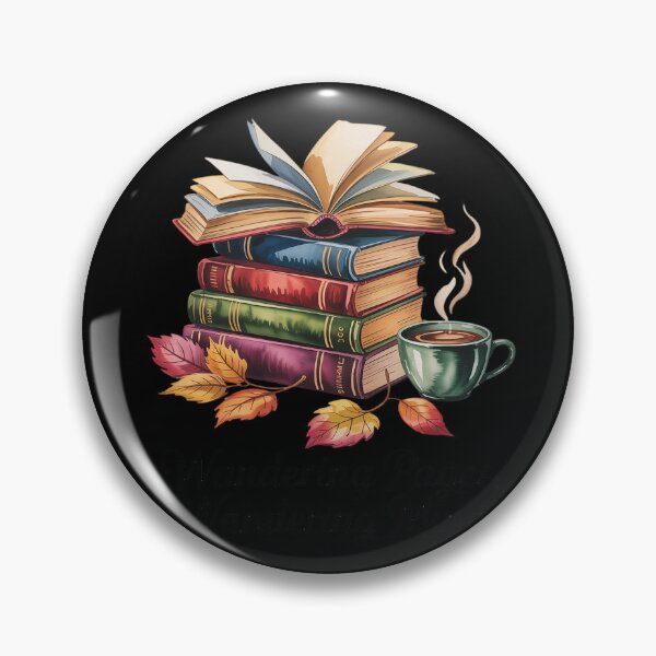 Item preview, Wandering pages, wandering mind, ADHD book lover designed and sold by Shannon Bosley.
